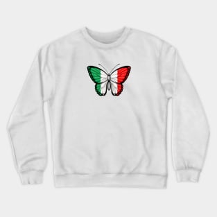Italian Flag Butterfly Crewneck Sweatshirt